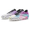 Anta MG Multi Ground Soft Ground, Artificial Ground, Natural Ground Abrasion Resistant Soccer Shoes Men's White Purple Sneakers 912332222-2