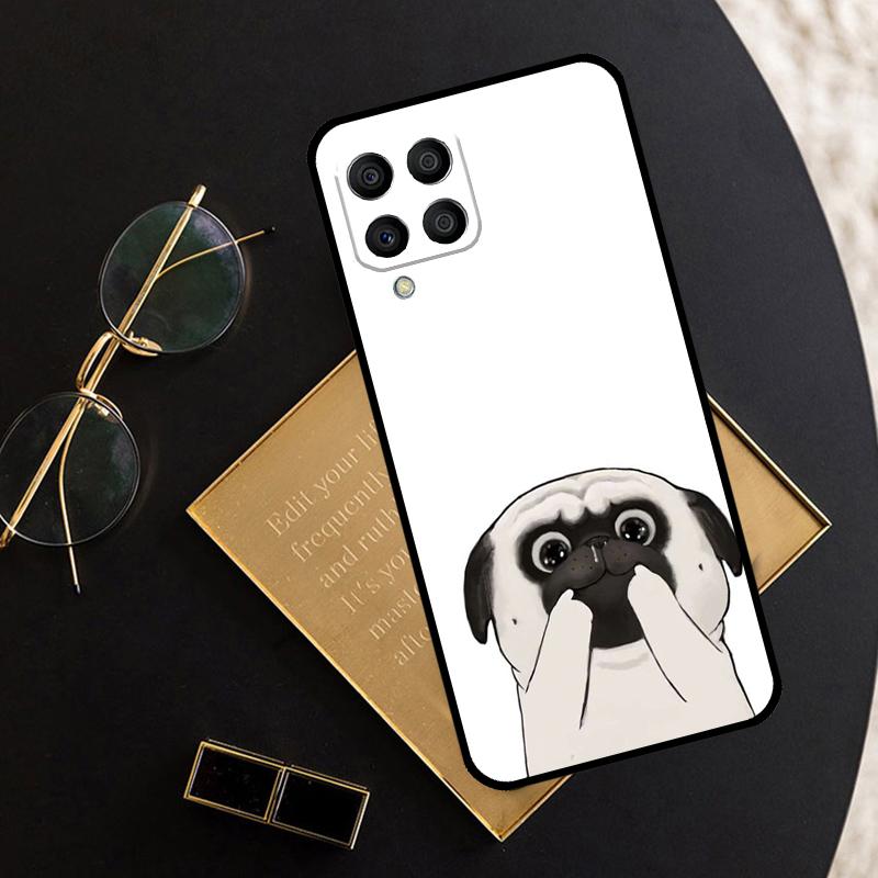 Pug Dog Funny Cartoon For Samsung Galaxy M12 M13 M14 M15 M35 M55 M34 M54 M33 M53 M21 M31 M11 M32 M52 M06 M16 Case