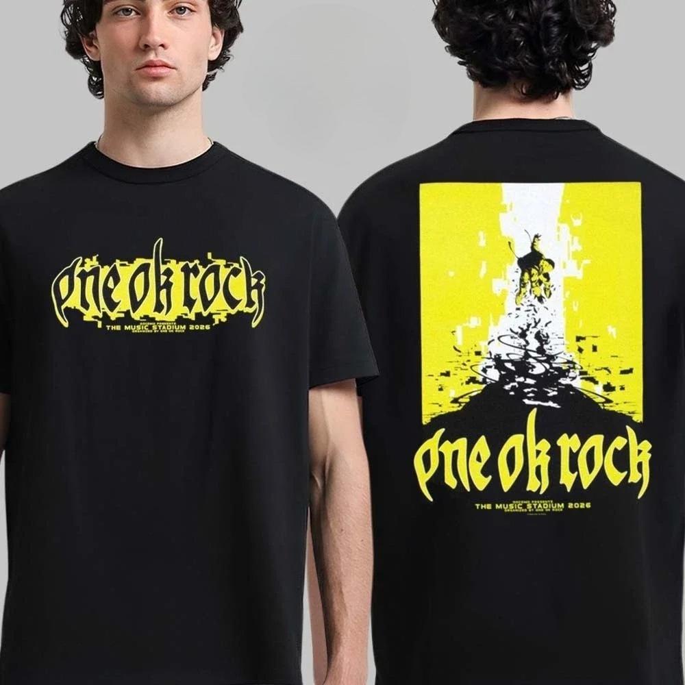 

Летняя модная футболка 2026 года One Ok Rock и Docomo совместно выпустили специальные периферийные товары для _Music Stadium 2026_, включая удобные футболки 4XL