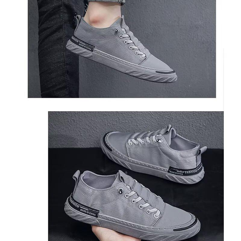 Neformální pánská pracovní obuv, boty odolné proti nečistotám a vodě, retro pánské boty, protiskluzová sportovní obuv na prkno