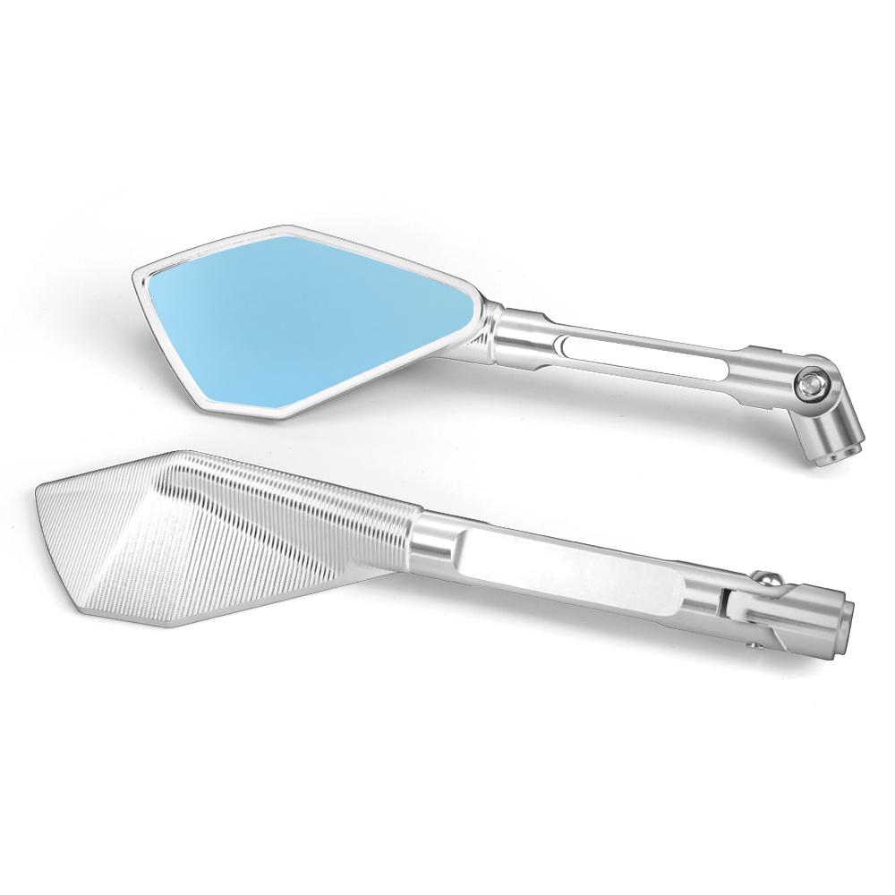 Plně CNC hliníková motocyklová zpětná zrcátka 8MM 10MM univerzální antireflexní boční zrcátka pro Z900 Z750 Z650 MT09 MT07