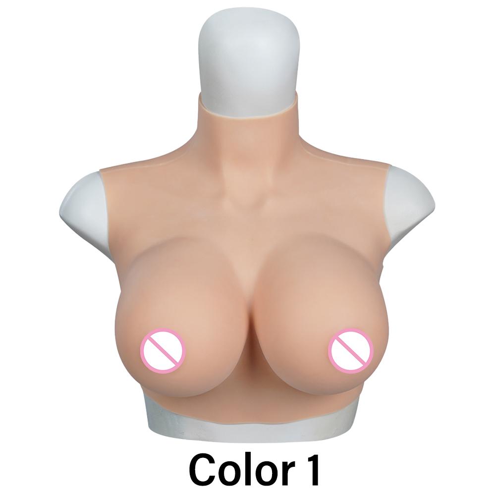 Crossdresser Breast Forms Fake Boobs Super Thin Material Silicone Tits For Crossdressing Drag Queen Transgender Shemale Cosplay