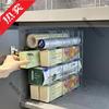 Kitchen Cabinet Organizer: Cling Film, Thermos Cup, and Sundries Plastic Storage Shelf