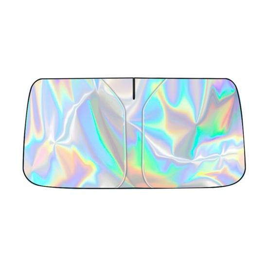 

Car Windshield Sun Shade with Reflective Foil Foldable Heat-Resistant Sunshade UV Protection Car Shade for Most Cars SUVs S
