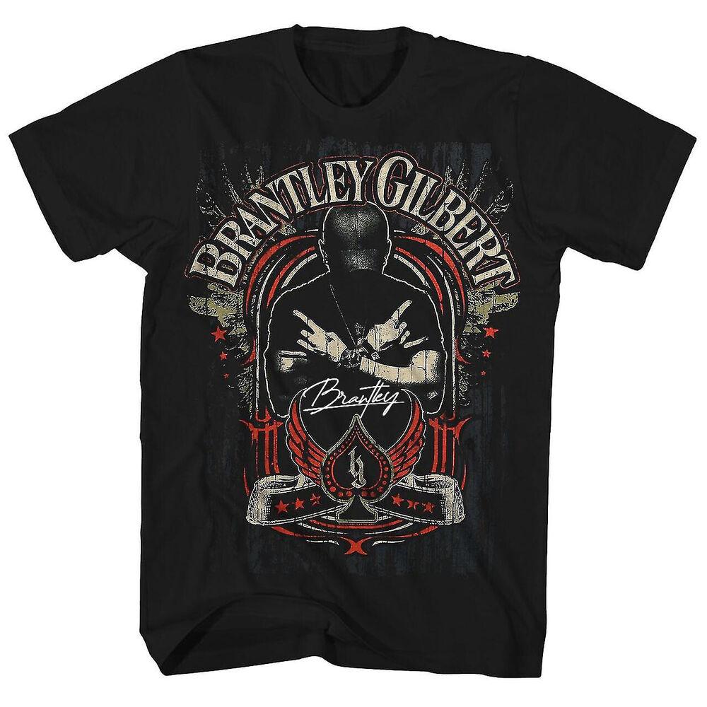 

Vtg Brantley Gilbert In Concert Tour Cotton Black Unisex Full Size Shirt Unisex T-Shirt XXXL
