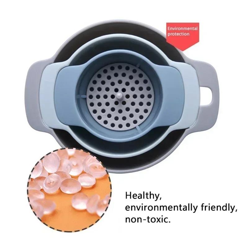 Sada 4 trychtýřů Kuchyňský nástroj Multifunkční Plastový Olejový Trychtýř Sítko Sítko Domácí Sítka Příslušenství Přenosný Gadget