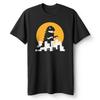 Godzilla Men's T-Shirt Cotton Black Yellow Kaiju Tokyo Japan