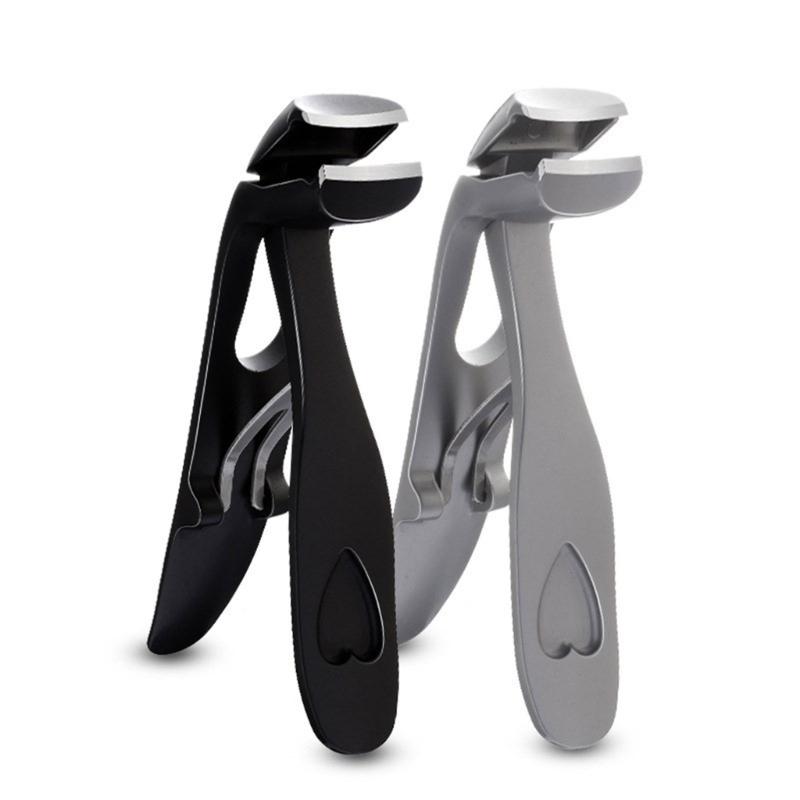 6 Pcs/Set Large Opening Nail Clippers Stainless Steel Fingernail Clippers Angled Head Toenail Clippers for Seniors