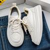 Men'S Shoes Spring New Men'S Thick-Soled Heightening White Shoes Student Versatile Casual Sports Board Shoes Comfortable And Light