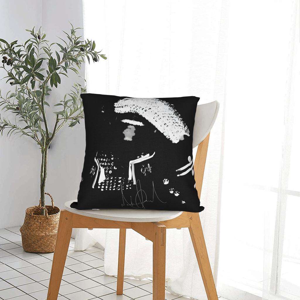 Pillow Case Retro King Of Pop Michael Jackson Soft Pillow Cover For Office Car Home Decor Funny Pillowcases