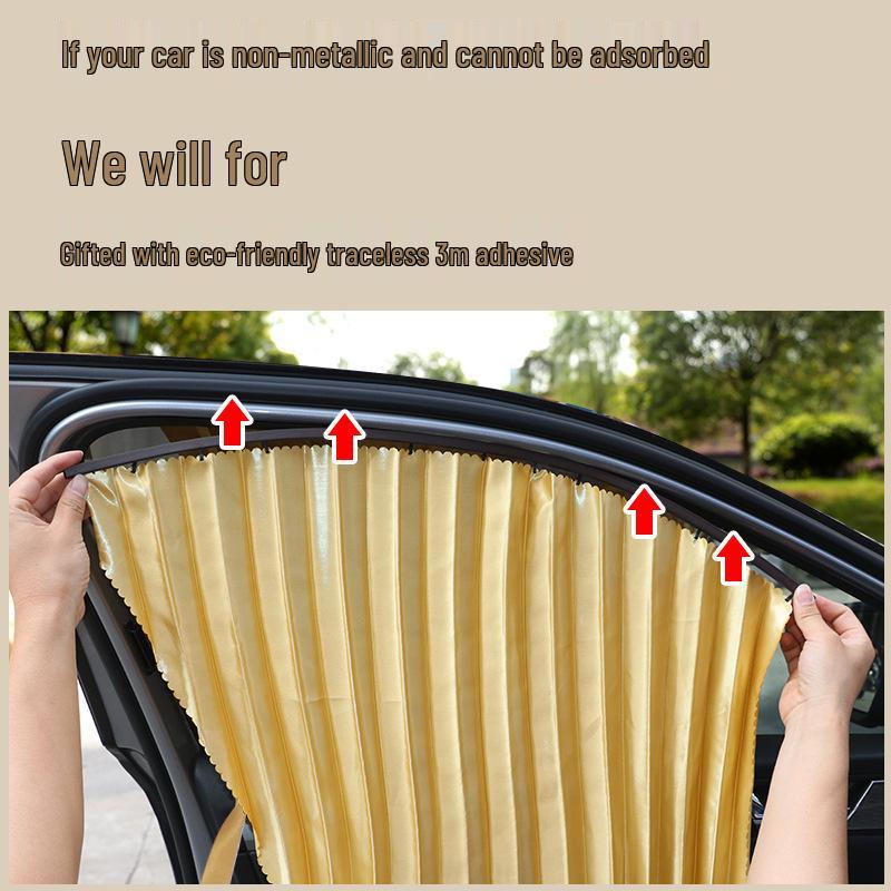 Magnetic Car Sunshade Curtains - Sun Protection & Heat Insulation Sun Visor