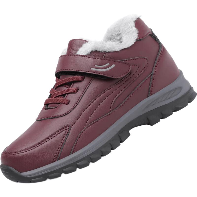 Red Dragonfly Women s Winter Warm Low-Top Senior Shoes 35