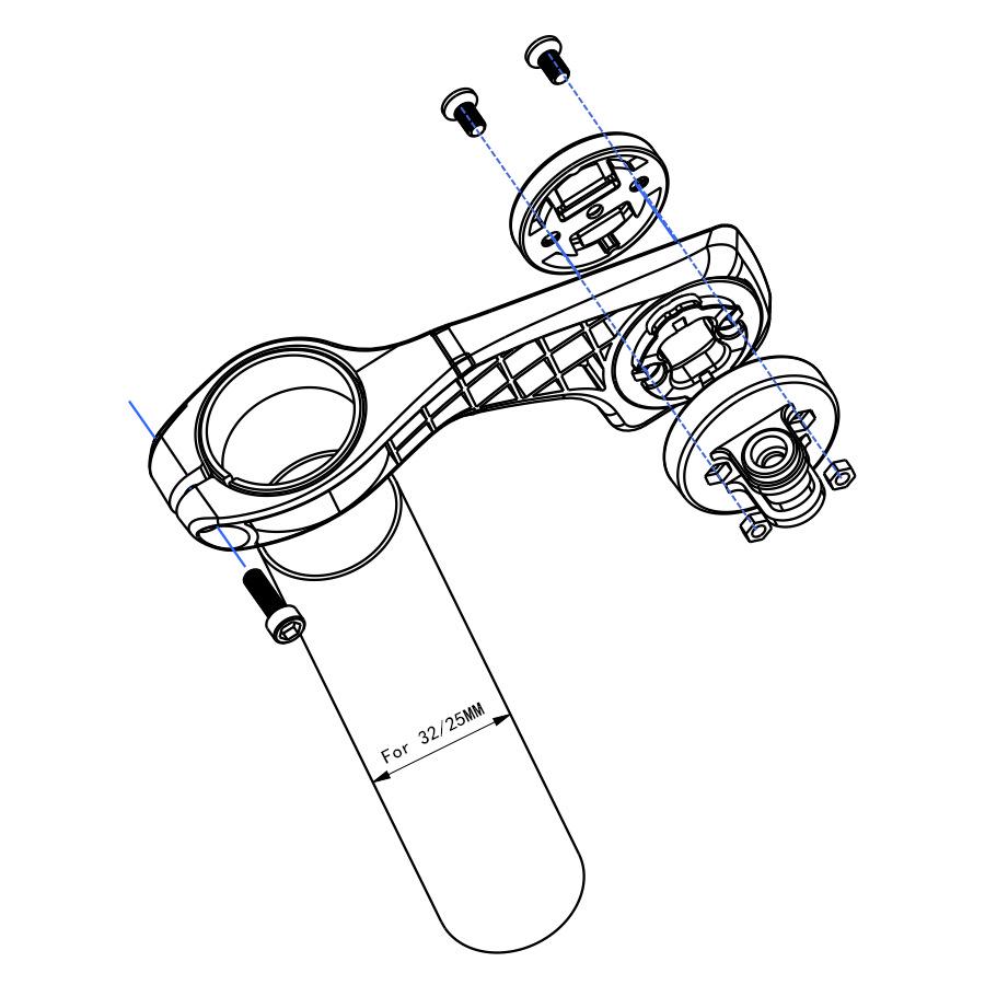 Wahoo Garmin Bike GPS Mount & GoPro Accessories