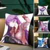 Senjougahara Hitagi Anime Monogatari Series Pillow Case Fashion Square Pillowcase Bedroom Sofa Room Ins Decoration Leisure