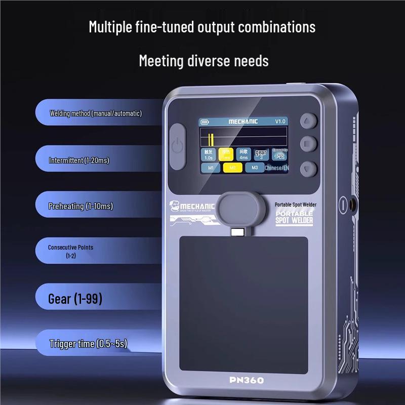 PN360 Handheld Dual Pulse Spot Welder for Apple Mobile Phone Batteries