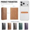 EUCAGR RFID Shielded,magnetic Card Bag, for Phones or Phone Cases with Magnetic Suction Function,hold 6-7 Credit Card
