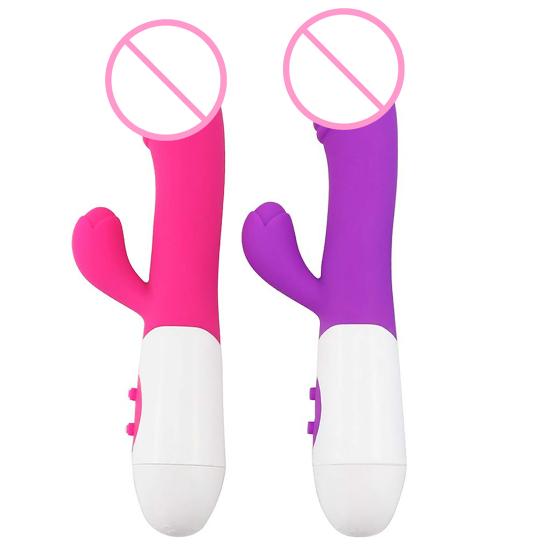 Vibrator Soft Silicone Vibrator G Spot Clitoral Stimulator Waterproof Women Av Wand