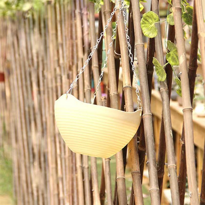 Závěsný květináč na orchideje s řetězem PP plastový závěsný koš květináč závěsný nástěnný zelený květináč se sukulentním květináčem