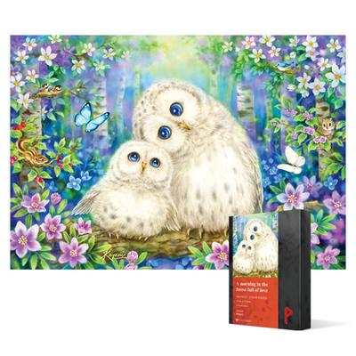 1000 Piece Jigsaw Puzzle - A Morning In the Forest Full of Love, Popular Korean Puzzle