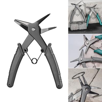 2-in-1 Sicherungsringzange Doppelzweck Sicherungsringzange Sicherungsringe Feste Hardware Reparatur Manuelles Werkzeug Interne Externe