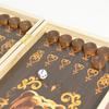 Set de Backgammon de Madera Premium: Portátil, Plegable, Varios Tamaños - Perfecto para Juegos Educativos, Casuales o de Fiesta