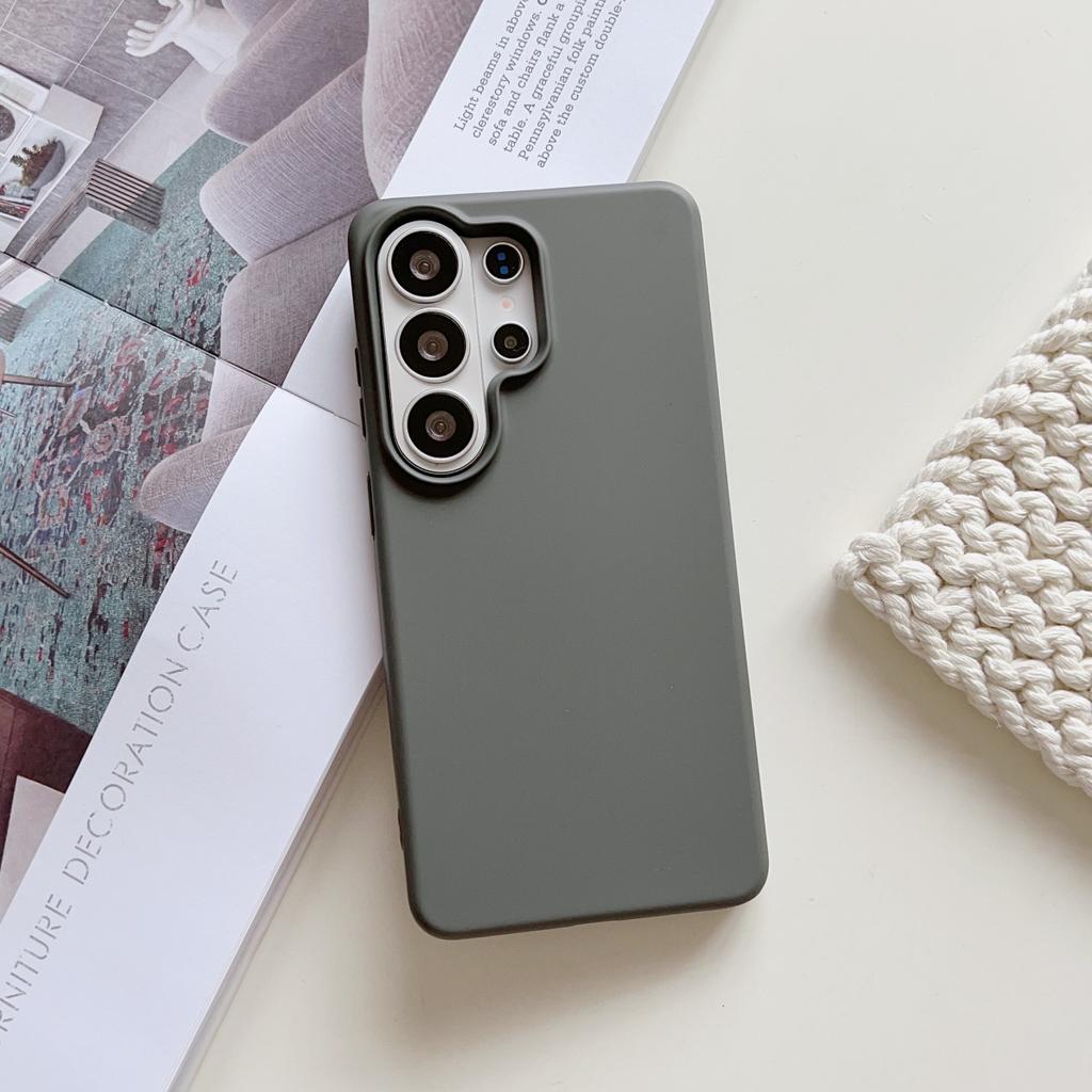 Original Liquid Silicone Shockproof Phone Case For Samsung S26 S25 Edge S24 FE Plus Ultra A57 A37 A17 A56 A36 Solid Color Cover