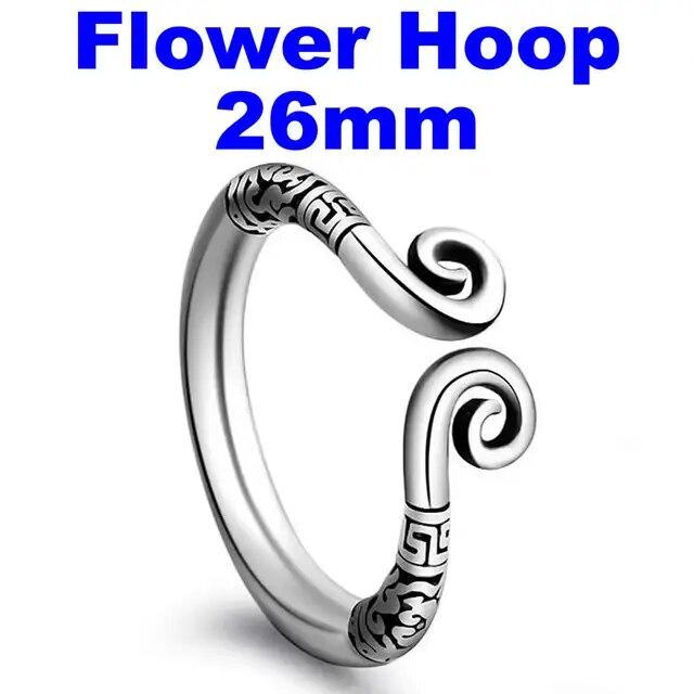 Stainless Steel Snake-Shaped Penis Cock Ring Delayed Ejaculation Erection Ring Semen Locking Rings Glans Massage Sex Toy for Men