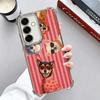 Chihuahua Puppy Teacup Dog Plating Phone Case For Samsung A17 A07 A37 A57 A16 A56 A15 A55 A14 A54 A13 A53 A26 A36 A25 A35 A24 A3