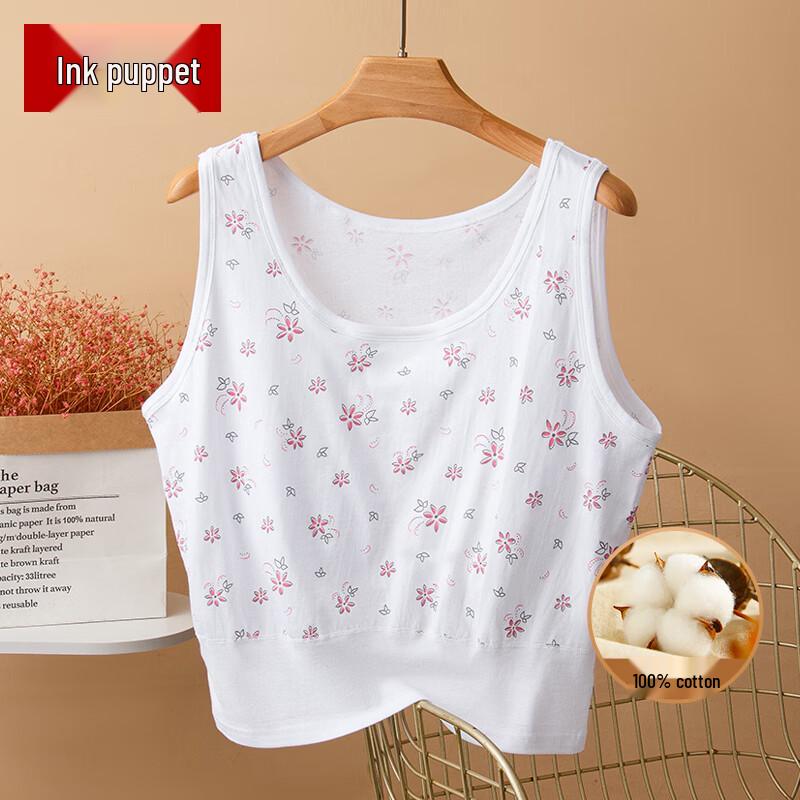 Damska bawełniana koszulka na ramiączkach o luźnym kroju dla starszych kobiet