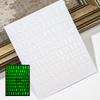 3D(0-9) Numbers Nail Sticker Black White Gold Silver Retro Numbers Nail Decals 8*10 Self-Adhesive Personalized Letter Nail Decor