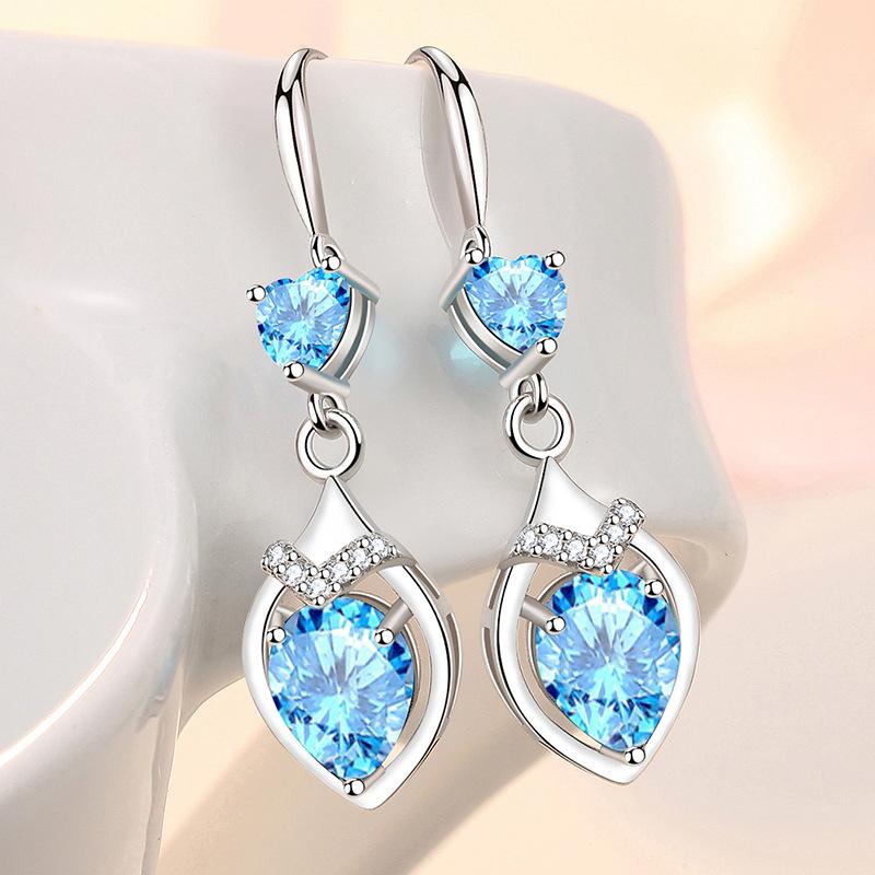 Lindon Zircon Copper Alloy Earrings Drop Earrings For Women Wedding Party Gifts