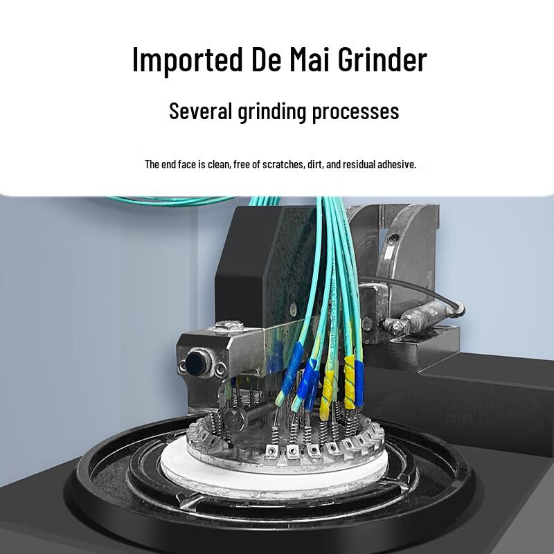 Nokoxin 50m MPO-MPO OM4 Multimode 8-Core Fiber Optic Patch Cable