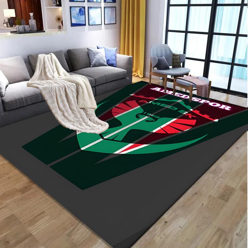 Amed SK Pattern Rug, Indoor/Outdoor Mat, for Picnic, Gameroom, Bedroom, Office, Living Room, Home Decor Carpet, Birthday Gift