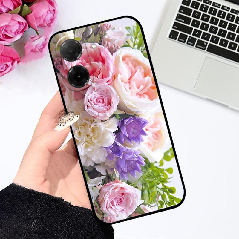 Para Redmi A5 4G Funda de Teléfono Suave 25028PC03G Linda Caricatura de Silicona TPU Cubierta Trasera Para Xiaomi Poco C71 4G Fundas Protectoras