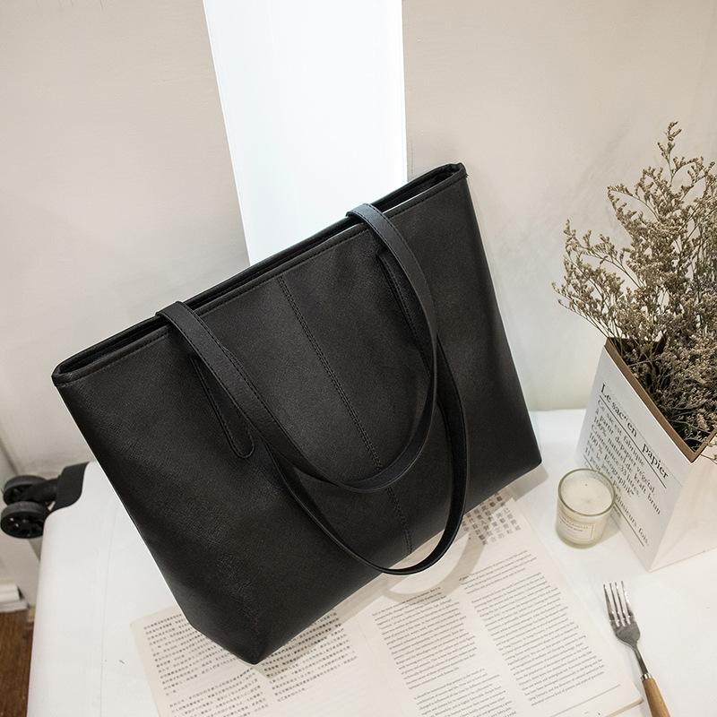 Women's bag 2025 summer new shopping simple shoulder bag large capacity Korean version handbag tote bag trend explosion