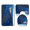 Christmas Bathroom Floor Mat Toilet Three-Piece Set