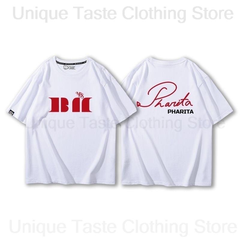 New BABYMONSTER T Shirt Concert HELLO MONSTERS Tshirt Kpop Women Unisex Summer Cotton Short Sleeve Tee Babymonster Fans Clothes