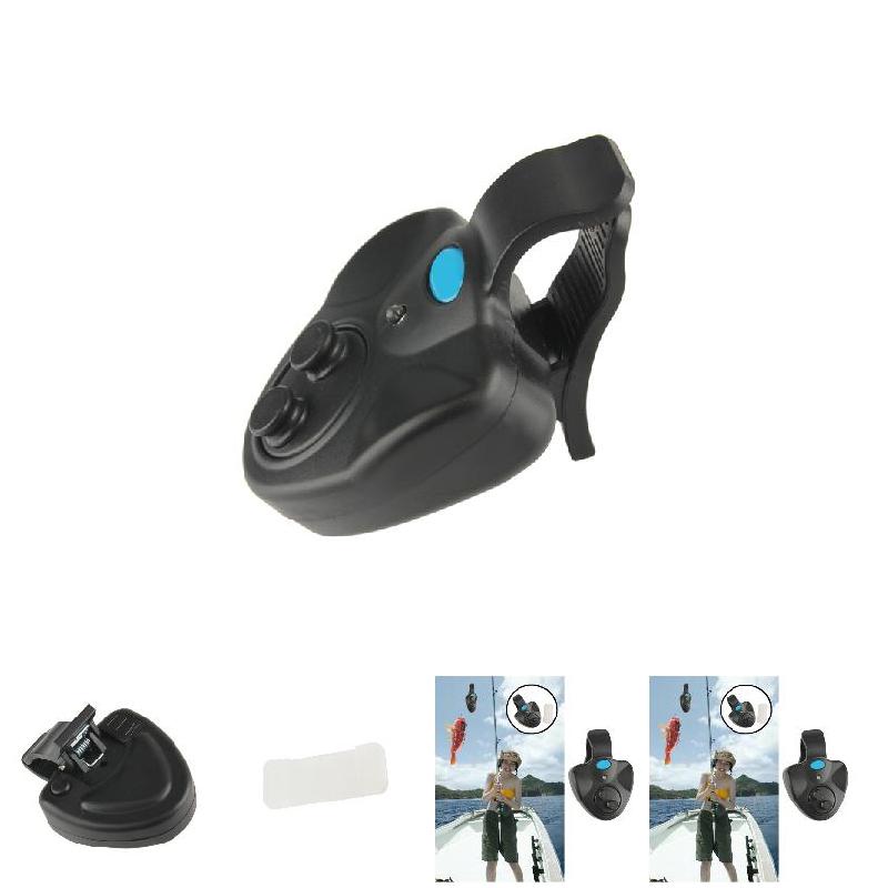 Fishing Alarm Buzzer with Buffered Alert System Electronic Bite Indicator for Fishing Rods Compact Portable Fishing Tools