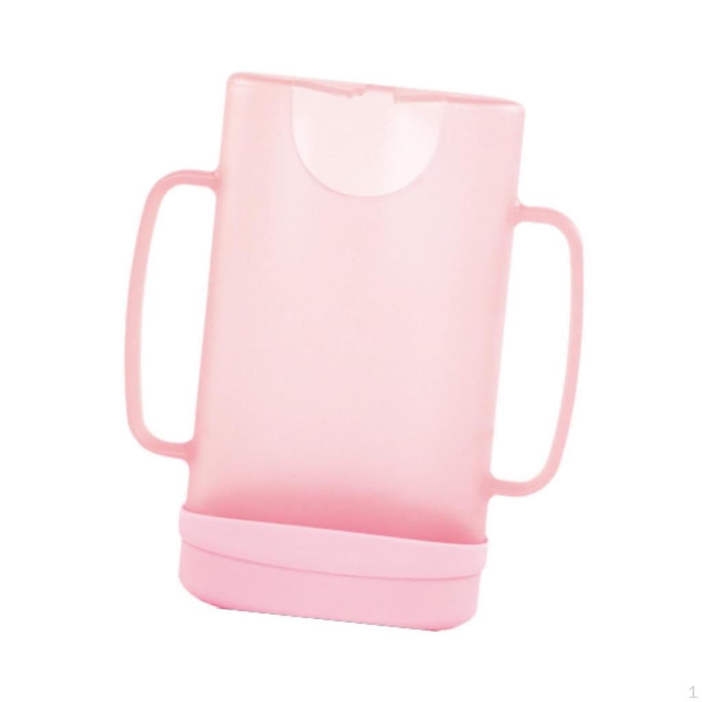 Pouch Holder Easy Grip Handles Compact No Mess Lightweight, Anti Spill Food Juice Box