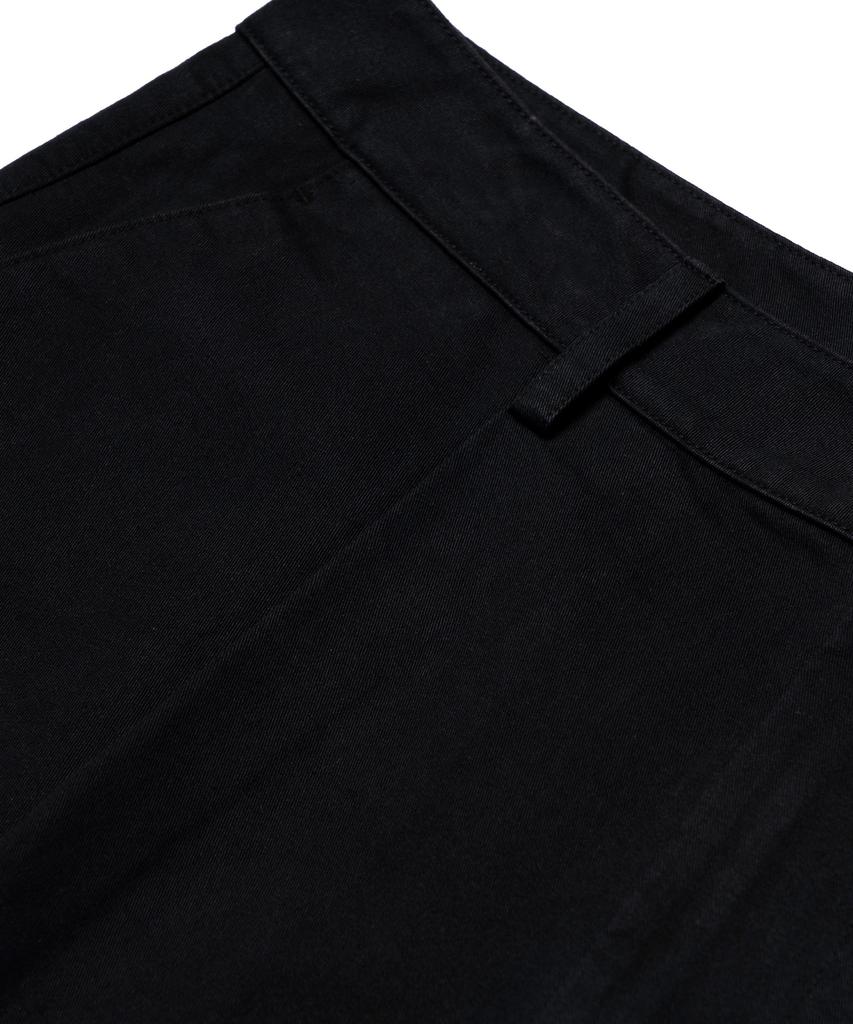 CONNECT KINLOCH Washed Cotton Bermuda Pants [Black]