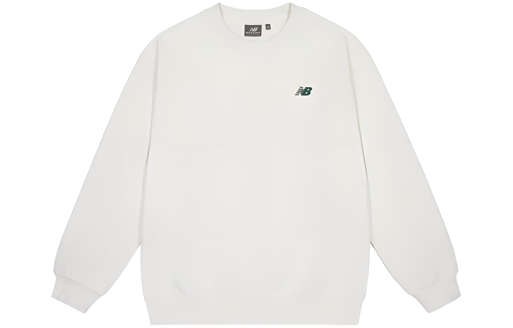 New Balance Sweatshirts Men s White Crew Neck Moderate Other NCD42081-IV XL