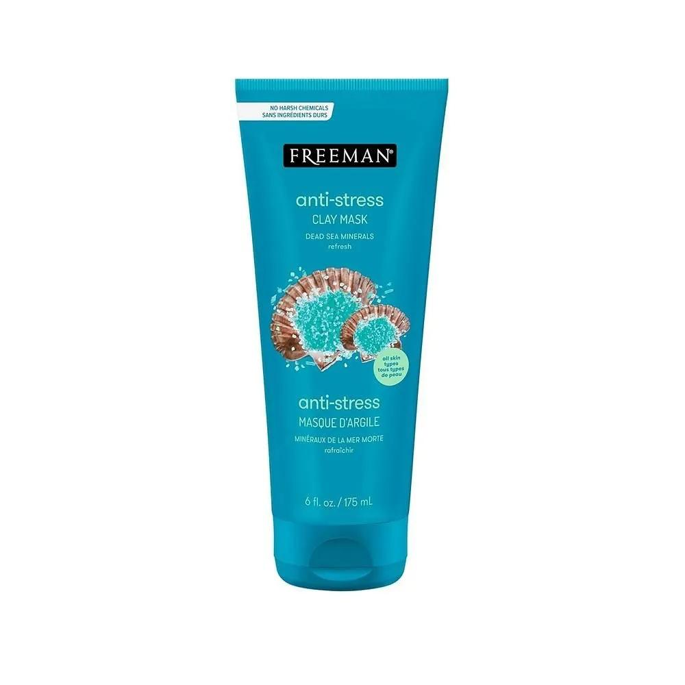 Freeman Clay Mask 175ml 1 Pack Anti-Stress Freeman Anti-Stress Clay Mask, Dead Sea Mineral Face