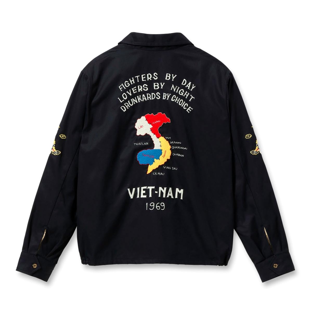 

TAILOR TOYO Cotton Vietnam Jacket 1960s Late 1960s Style Cotton Vietnam Jacket VIETNAM MAP Vietnam Map TT15684