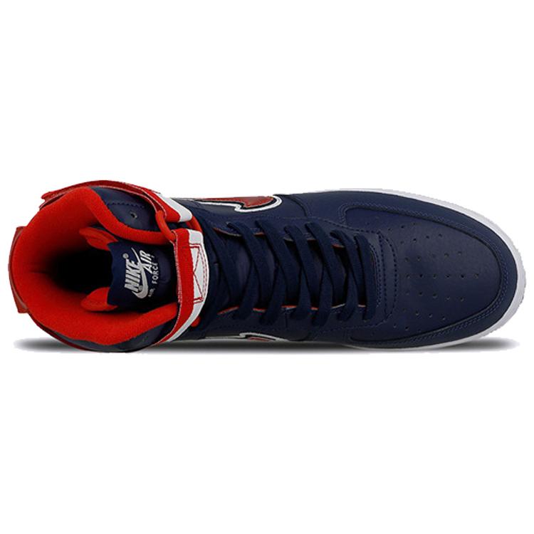 New Nike Air Force 1 High Sport Nba Midnight Navy University Red AV3938-400