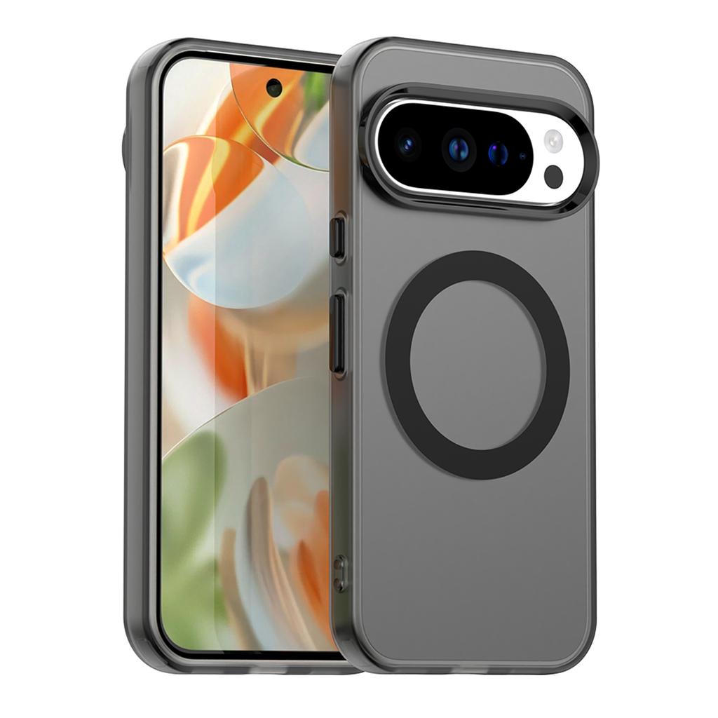 Frosted Transparent Magnetic Wireless Charge Magsafe Phone Case for Google Pixel 10 9 8 Pro XL 9A 8A Shockproof Soft Cover