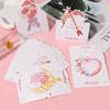 5Pcs Portable Cute Flower Thank You Card Three-Dimensional Bouquet Greeting Cards Birthday Greeting Card For Mother's Day Gift