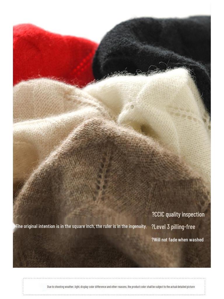 Super Soft Cashmere Snood - Women's Warm Knitted Neck Warmer for Autumn/Winter