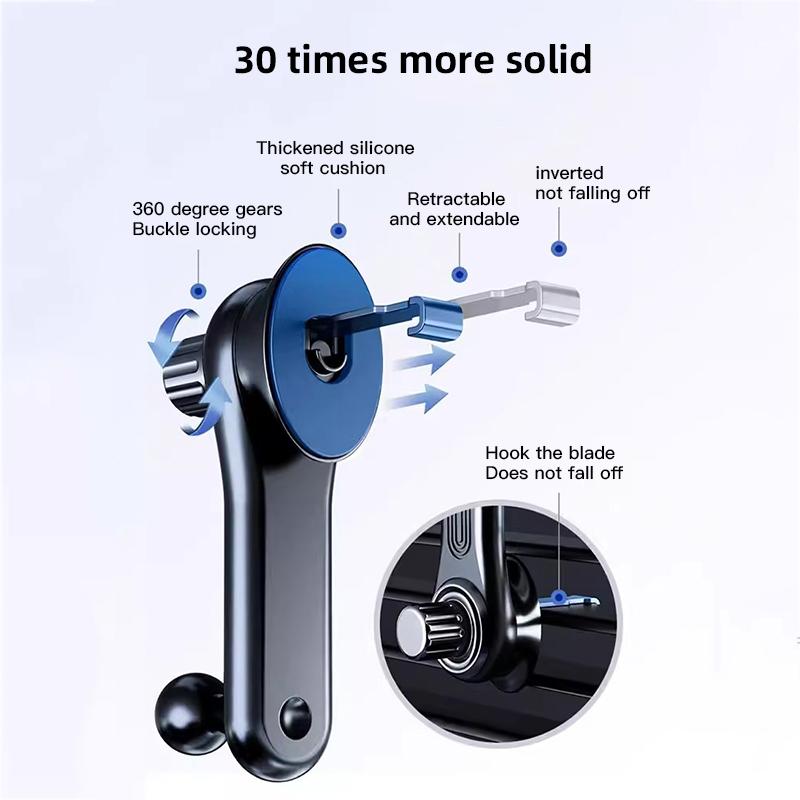 Car Phone Holder Gravity Sensing Air Vent Clip GPS Handset Support For Chevrolet Equinox Trailblazer Bolt Spark Tahoe Z71 Aveo