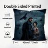 Movies R-Raven C-Crow Cushion Cover Comfortable Reversible Pillow Cover Ideal for Car Sofa Bedroom & Beyond