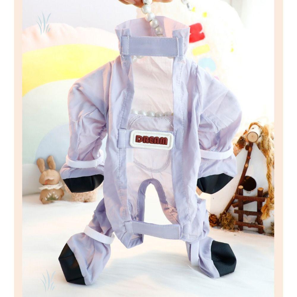 Vollbeinschutz Hund Vierbeinige Hose Staubdichter Hunde-Overall Schuhe Haustier Spaziergang